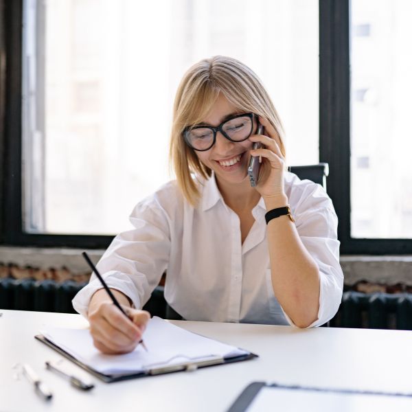 Woman on the phone